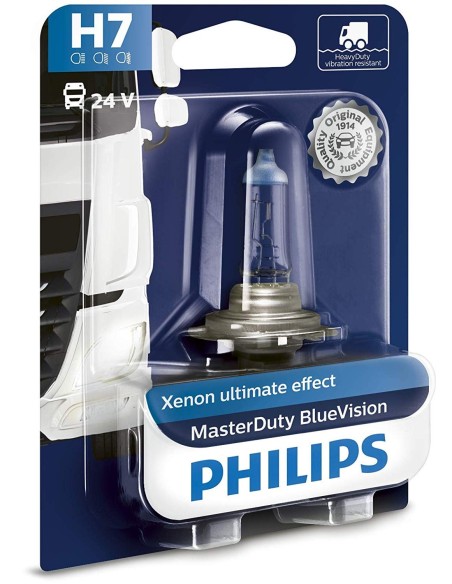 PHILIPS H7 24V 70W BLUE VISION MD